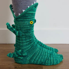 Hot Sale- 3D Knit Crocodile Socks