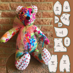 🎄Memory Bear Template Ruler Set - With Instructions