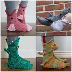 Hot Sale- 3D Knit Crocodile Socks